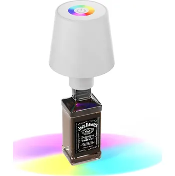 Lampička LED lampička na láhev se stmíváním, 3000K + RGB, dobíjecí, dotyková