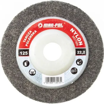 Brusný kotouč Kotouč leštící z netkané textilie 125 x 22,2 mm MAR-POL 0.080 Kg HOBY Sklad3 M07986 (0.080 Kg HOBY Sklad3 M07986)