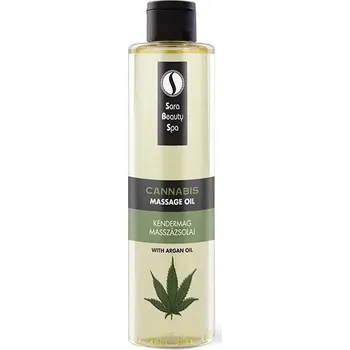 Masážní přípravek Sara Beauty Spa masážní olej Konopí 250ml