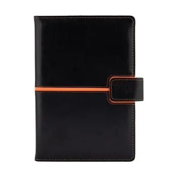 Zápisník Zápisník MAGNETIC A5 linkovaný - černá/oranžová
