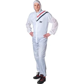 Moto kombinéza Nylonová kombinéza Colad, bílá, velikost 60