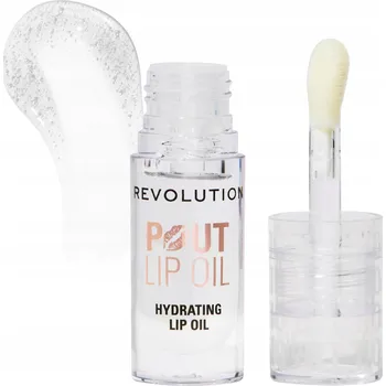 Péče o rty Revolution olej na rty Pout Lip Oil Lychee Clear
