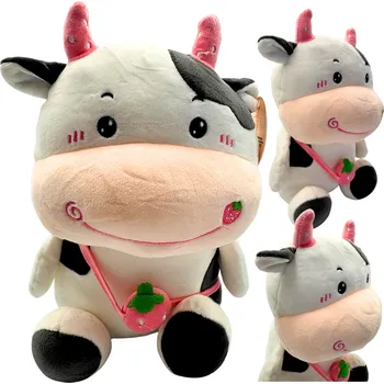 plyšák Plyšák Kráva Kravička Plyšová s taškou Plyšák 30 cm Plyšový Mazlíček Přítulníček