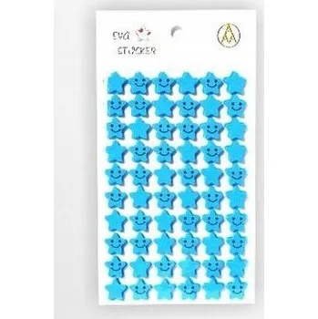 samolepka Sada na ZDOBENÍ, ozdobné NÁLEPKY, ruční práce, samolepky, pěnová hvězdička