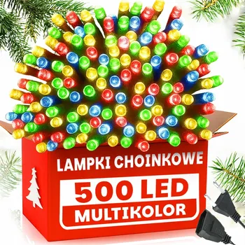 Vánoce Vánoční osvětlení na stromeček DoChoinki pro vnitřní i venkovní použití, 32,7 m, 301 - 500 světýlek