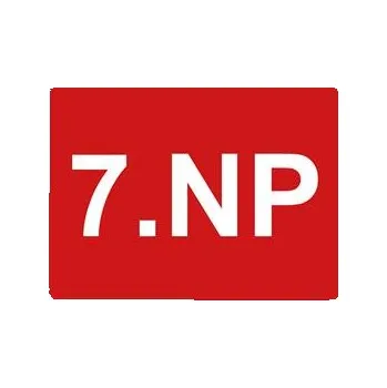 Označení podlaží - 7.NP, samolepka 200x150