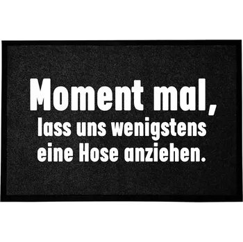 Vstupní rohožka černá dekorativní Dárek do domu | Počkej 60x40cm