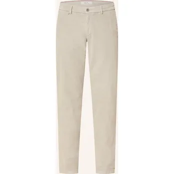 Pánské kalhoty Hiltl Pánské Manšestrové Chino Kalhoty Slim Fit, světle šedá, 50
