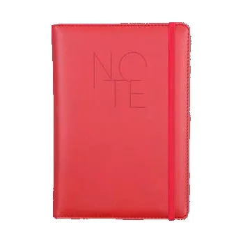 Zápisník Notes POLY A5 tečkovaný - červená