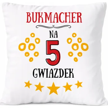 Polštář Dárek Polštář pro knihovníky s potiskem , bílý