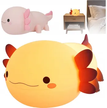 Lampička NOČNÍ SVĚTLO SALAMANDRA ŠESTIHRAN DINOSAURUS SVĚTLO TLAPKA VYSOKÁ