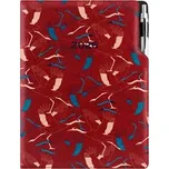 Diář DESIGN denní A4 2026 - bordó - Jeřáb