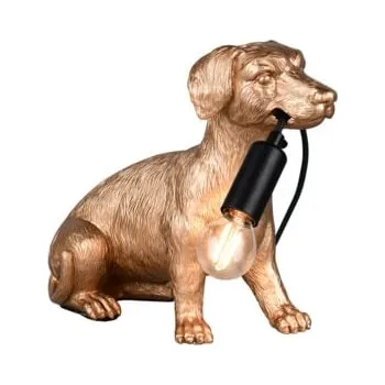 Lampička Stolní lampa Reality Rudi zlatá R56601079