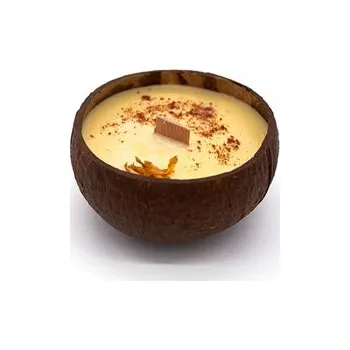 Svíčka Tropikalia Svíčka v kokosu - vůně Vanilla, caramel