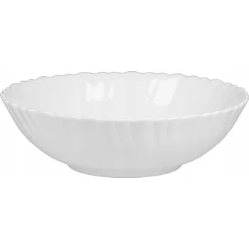 Hluboká Salátová Mísa 23 cm bílá