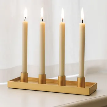 Vánoční svícen ROSA Adventní svícen Erwin champagne