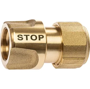 Hadicová spojka GEKA plus push-fit hadicová se stopventilem 5/8", pro pitnou vodu