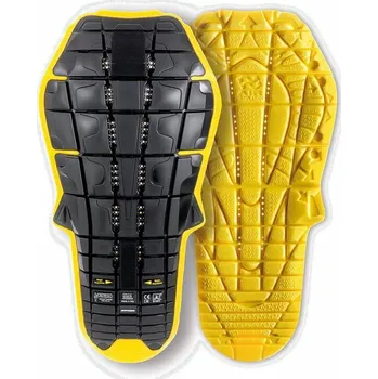 Motocyklový chránič hrudi a pátěře Páteřový chránič WARRIOR EVO INSIDE vkládací certifikace CE2, SPIDI (černý/žlutý) vel. UNI