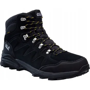 Dámská obuv Trekkingové boty Jack Wolfskin, vícebarevné, kožené, zateplené, velikost 42