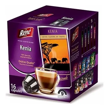 Kapsle do Dolce Gusto Café René Keňa 16 ks
