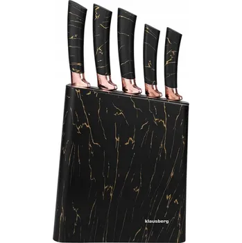 Kuchyňský nůž SADA 5 KUCHYŇSKÝCH NOŽŮ V BLOKU KLAUSBERG KB-7768