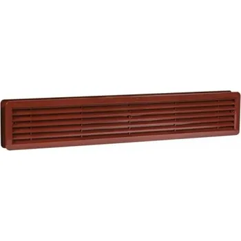 Větrací mřížka HACO Větrací mřížka 500x90 dveřní hnědá