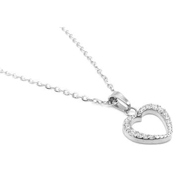 Náhrdelník Steel Jewelry Náhrdelník SRDCE z Chirurgické oceli NH250149 dárkové balení zdarma