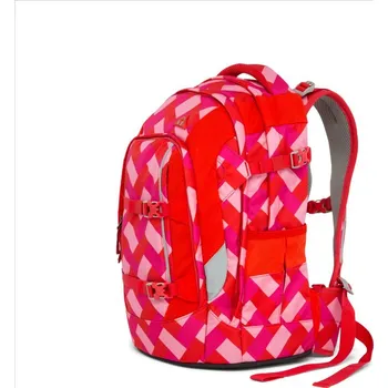 Školní batoh ERGOBAG Studentský batoh Satch Chaka Cherry