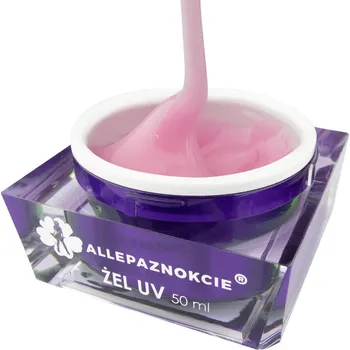 ALLEPAZNOKCIE Stavební UV gel Jelly Cotton Pink 50ml