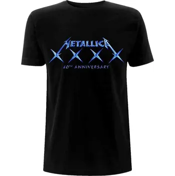 Metallica 40 XXXX Black L Tričko
