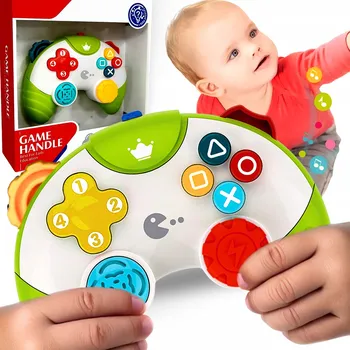 Hračka pro nejmenší Interaktivní vzdělávací tablet veselý gamepad pro batole, hudební, 18 m+ Bounn