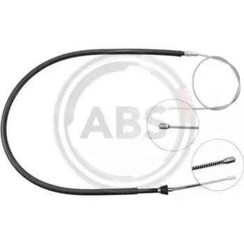 Brzdová hadice Lanko ruční brzdy K13386 A.B.S. ŠKODA