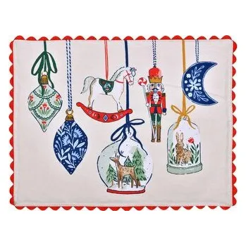 prostírání Látkové prostírání Christmas Ornaments