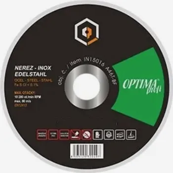 Řezný kotouč OPTIMA Profi Kotouč řezný na ocel/nerez 125x2,0mm