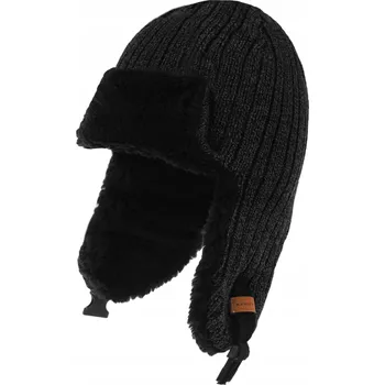 Čepice Zimní čepice Nandy s klapkami na uši, šedá, univerzální velikost