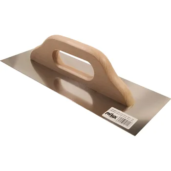 Zednické hladítko hladítko nerezové, s dřevěnou rukojetí, hladké, 360 x 130 mm 0.46 Kg TOP Sklad4 109112 (0.46 Kg TOP Sklad4 109112)