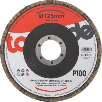 Brusný kotouč kotouč brusný, lamelový, zrnitost 100, 125 x 22,2 x 2 mm 0.09 Kg TOP Sklad4 501177 (0.09 Kg TOP Sklad4 501177)
