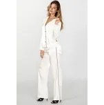 Saténové pyžamo Termi ecru L - Dárková krabička