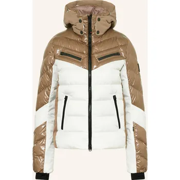 Fire+Ice Dámská Lyžařská Bunda farina3, bílá / hnědá, 42