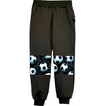 ZÁHOŘÍ Rudel ZÁHOŘÍ Dětské tepláky - zelené fotbalové Velikost: 116