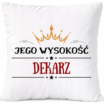 Polštář Zámečnický Polštář s potiskem Dárek bílý PoliDraw