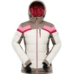 Dámská péřová lyžařská bunda s membránou ptx ALPINE PRO FERERA béžová M PLUS