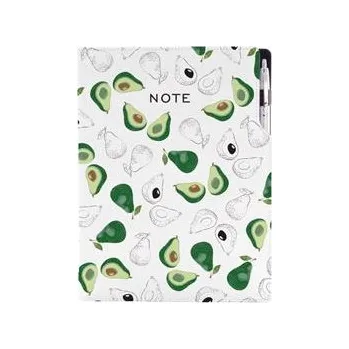 Notes DESIGN A4 tečkovaný - Avokádo
