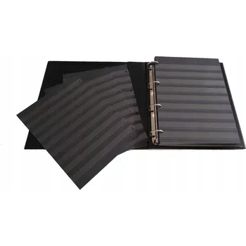 Fotoalbum ALBUM KLASÉR NA ZNÁMKY A4 20 STRAN UNIVERZÁLNÍ ČERNÝ - MM-Kolekcje