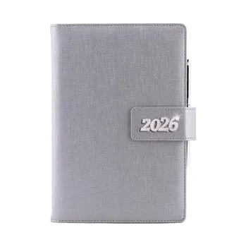 Diář Diář BRILIANT týdenní B6 2026 - stříbrná