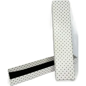 Dárková krabička Bohemia dárková krabička bílá 210x45x20 mm