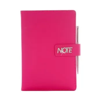 Zápisník Notes - zápisník BRILIANT A5 čtverečkovaný - růžová