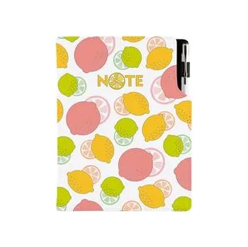 Zápisník Notes - zápisník DESIGN B6 linkovaný - Citron