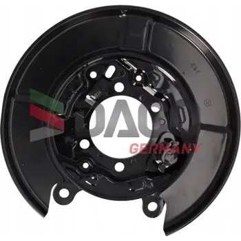 Brzdový kotouč DACO 612609 Krycí plech brzdového kotouče, brzdový kotouč