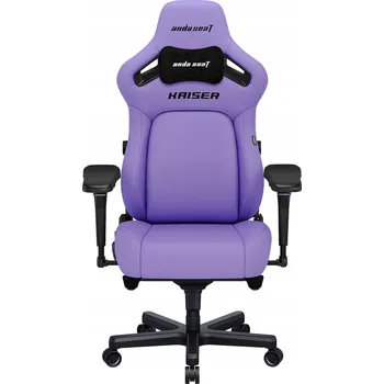 Herní kancelářské křeslo Kaiser 4 L Anda Seat kožené fialové otočné